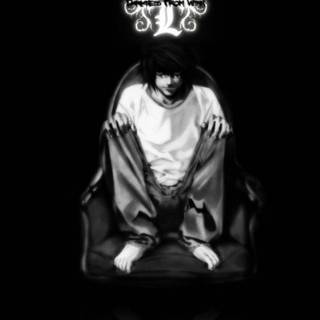 L Death Note iPhone wallpaper