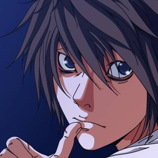 L Death Note iPhone wallpaper