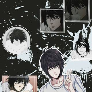 L Death Note iPhone wallpaper