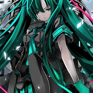 Hatsune Miku iPhone wallpaper