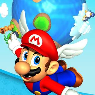 Super Mario Bros iPhone wallpaper