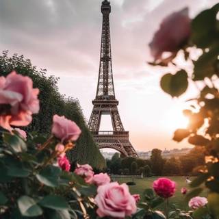 Eiffel Tower phone wallpaper