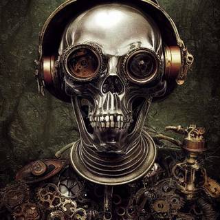 Steampunk iPhone wallpaper