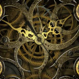 Steampunk iPhone wallpaper