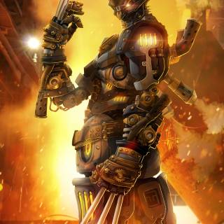 Steampunk iPhone wallpaper