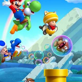 Super Mario Bros iPhone wallpaper