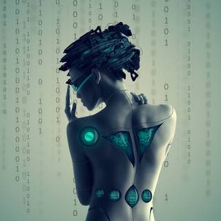 Sci-fi woman wallpaper