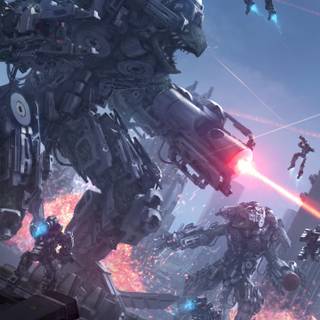 Cyborg phone wallpaper