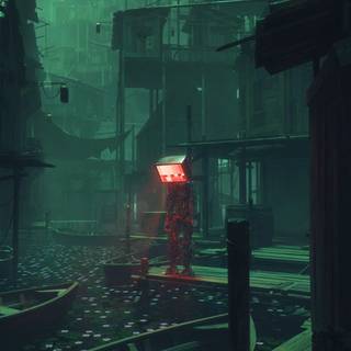 Cyborg phone wallpaper