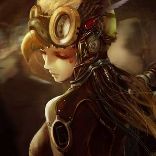Steampunk iPhone wallpaper