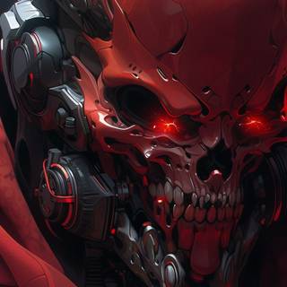 Cyborg phone wallpaper