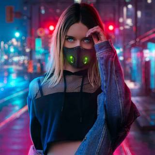 Cyborg phone wallpaper