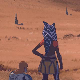 Ahsoka phone wallpaper