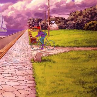 Anime scene phone wallpaper