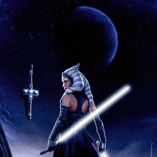 Ahsoka phone wallpaper