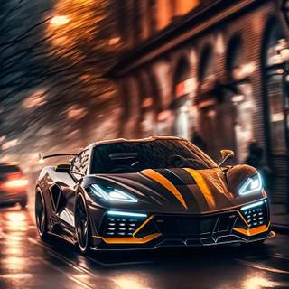 iPhone Corvette wallpaper