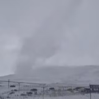 Snow tornado wallpaper