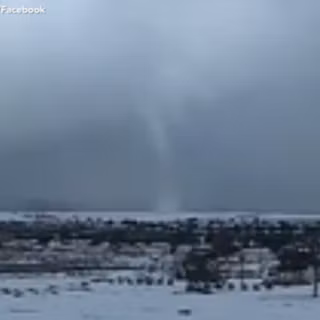 Snow tornado wallpaper