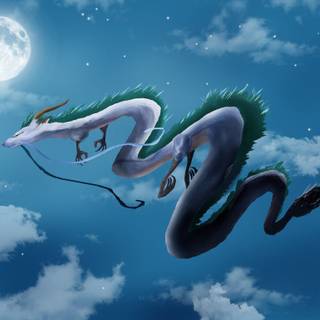 Haku dragon wallpaper