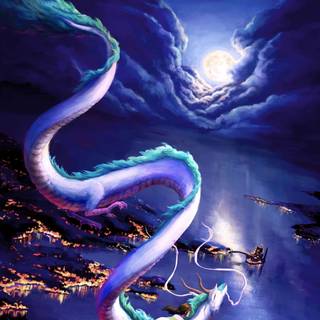 Haku dragon wallpaper