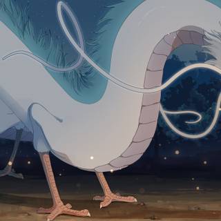 Haku dragon wallpaper