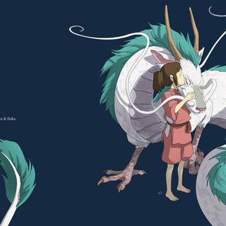 Haku dragon wallpaper