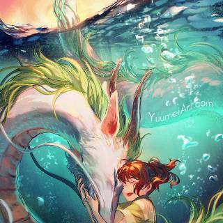 Haku dragon wallpaper