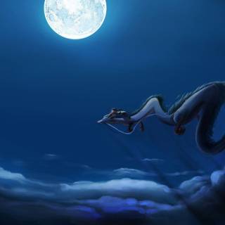 Haku dragon wallpaper