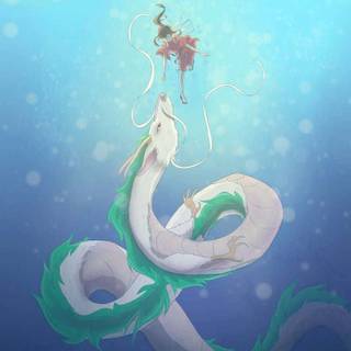 Haku dragon wallpaper