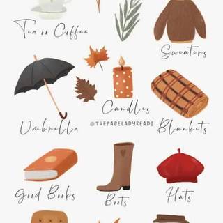 Fall drawing wallpaper