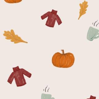 Fall drawing wallpaper