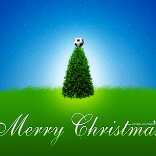 Soccer Christmas wallpaper
