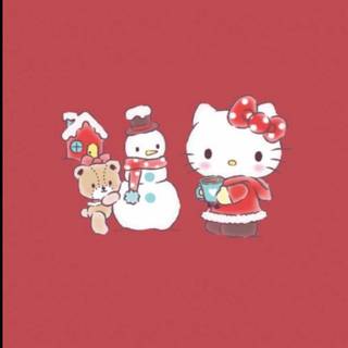 Chrismas Hello Kitty wallpaper