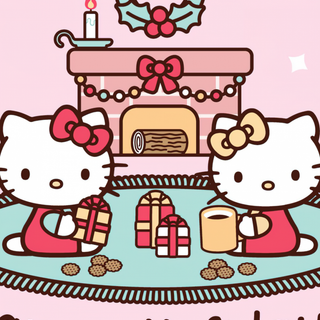 Chrismas Hello Kitty wallpaper