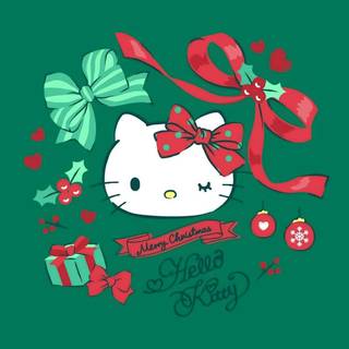 Chrismas Hello Kitty wallpaper