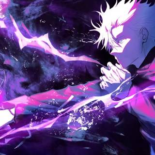 Jujutsu Kaisen purple wallpaper