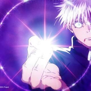 Jujutsu Kaisen purple wallpaper