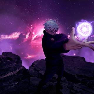 Jujutsu Kaisen purple wallpaper