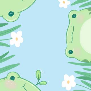 Froggy cute wallpaper