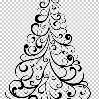 Xmas tree cartoon wallpaper