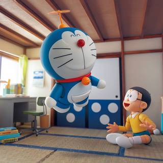 Nobita room wallpaper
