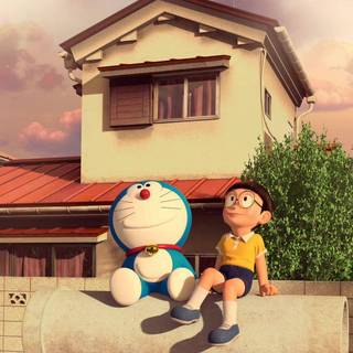Nobita room wallpaper