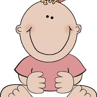 Baby girl cartoon wallpaper