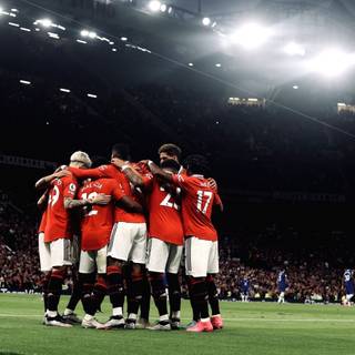Manchester United celebration wallpaper
