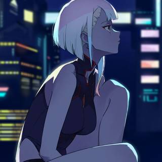 Cyberpunk Edgerunner iPhone wallpaper