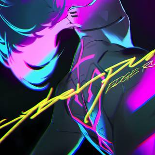 Cyberpunk Edgerunner iPhone wallpaper
