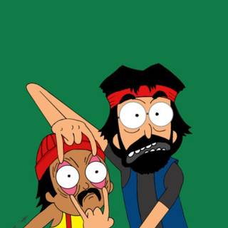 Cheech and Chong iPhone wallpaper