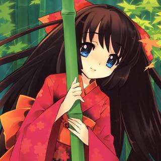 iPhone beautiful anime girl wallpaper