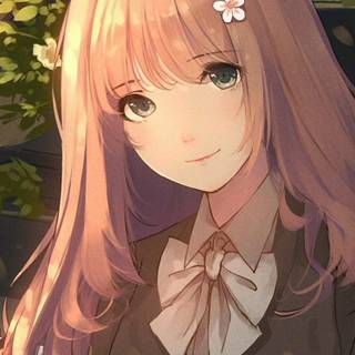 iPhone beautiful anime girl wallpaper