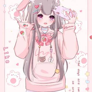 Cute Kawaii anime wallpaper